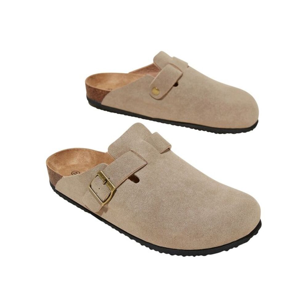 Cotton On Mens Closed Toe Buckle Slide Clogs, NWT